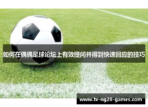 如何在偶偶足球论坛上有效提问并得到快速回应的技巧